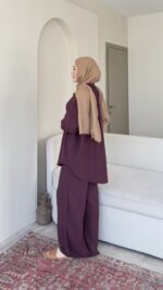Cosy Tensel Takım - Bordo - Görsel 2