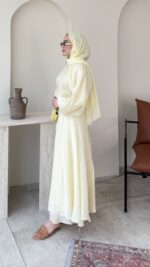Şimal Bağlama Detaylı Takım-Sarı - Görsel 2