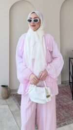 Vaha Fırfırlı Takım-Pembe - Görsel 4