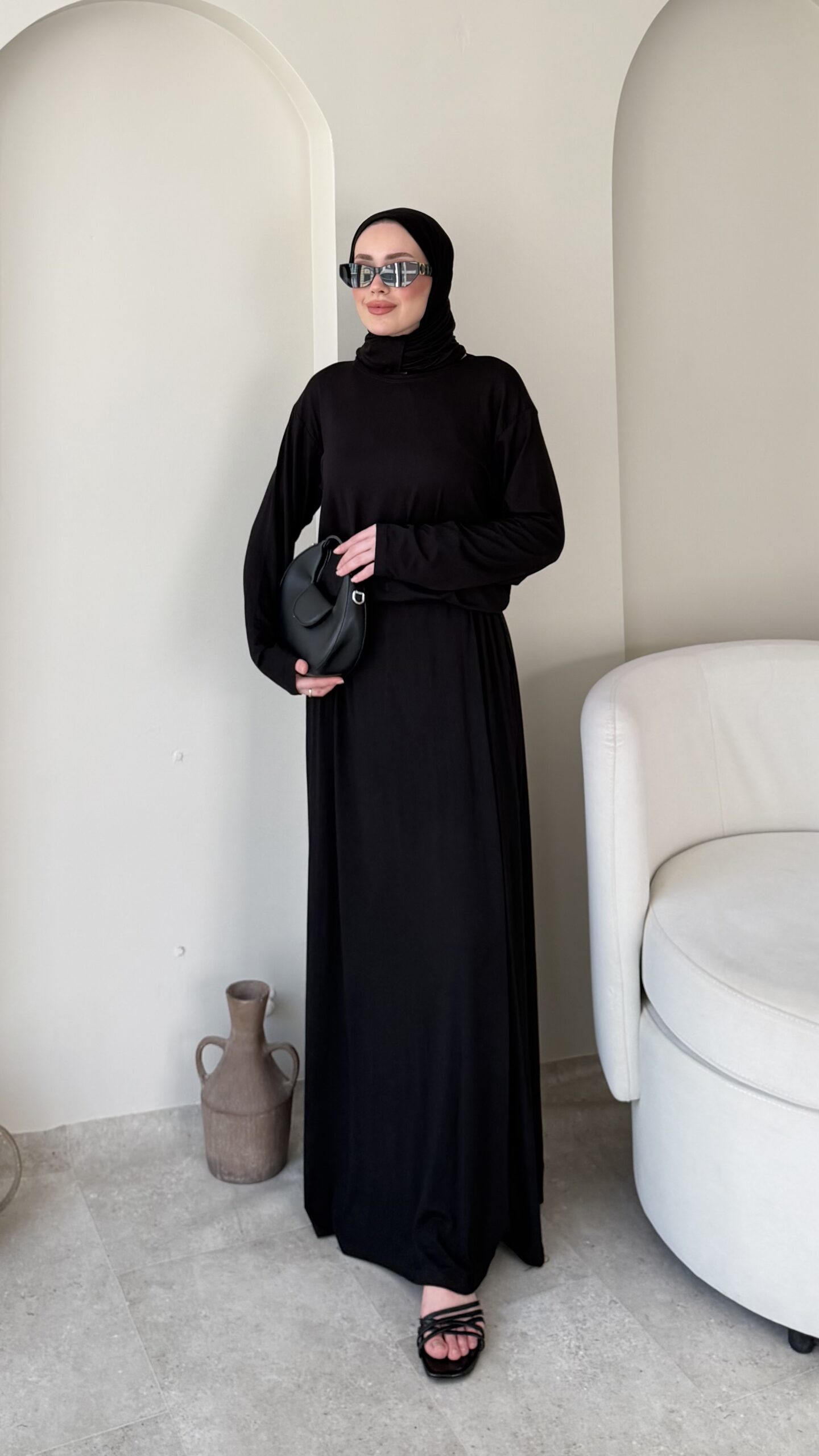 1781290169_0_6a2c54b9b030a.jpeg Ayda Takım-Siyah - Görsel 1