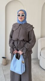 Ador Düğmeli Takım-Antrasit - Görsel 5