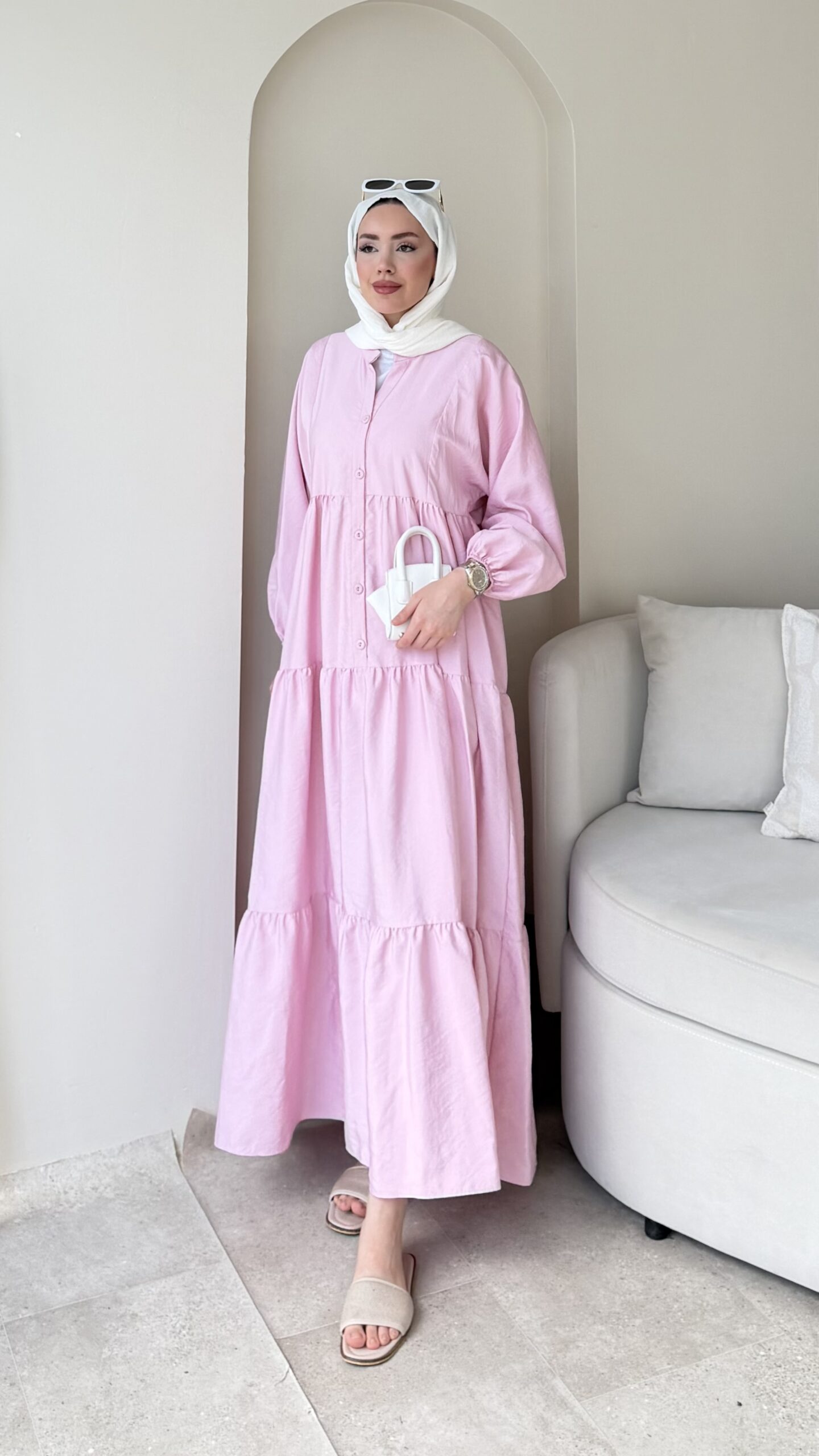 1782027592_0_6a3795481ae3e.jpeg Vantra Elbise-Pembe - Görsel 1