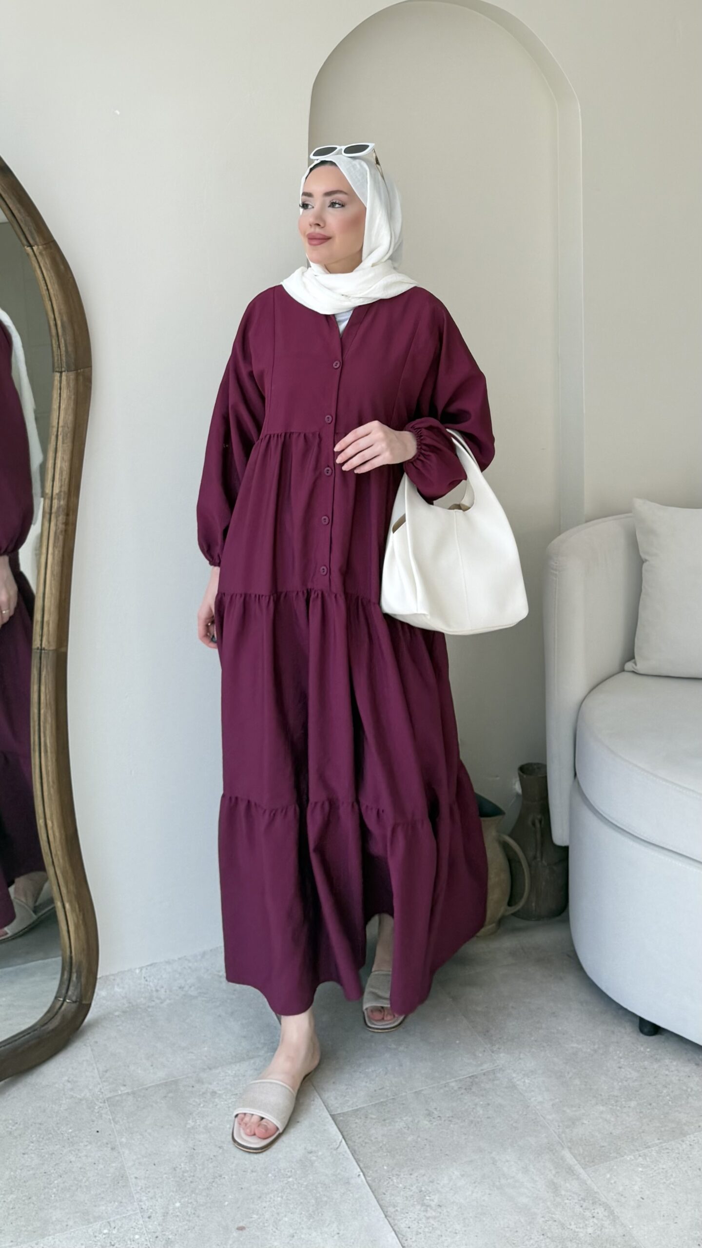 1782027803_0_6a37961b968cb.jpeg Vantra Elbise-Bordo - Görsel 1
