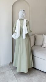 Risan Elbise-Yeşil - Görsel 3