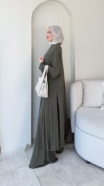 Aysu Üçlü Basic Takım-Haki - Görsel 2