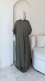 Aysu Üçlü Basic Takım-Haki - Görsel 3