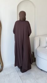Aysu Üçlü Basic Takım-Kahve - Görsel 3