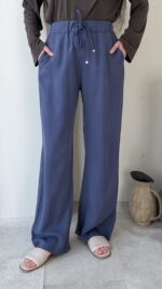 Lore Tensel Pantolon-Lacivert