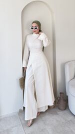 Lorea Keten Takım-Ekru