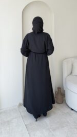 Visan Abaya Takım-Siyah - Görsel 3