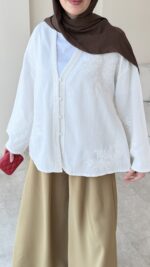 Meray Kimono-Beyaz - Görsel 4