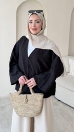 Meray Kimono-Siyah - Görsel 4