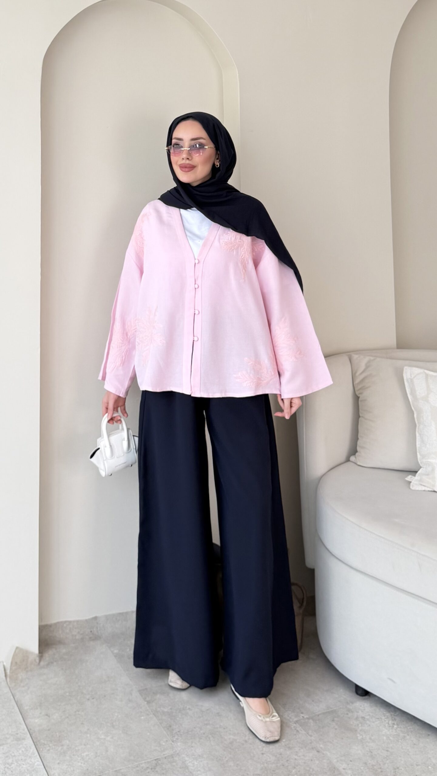 1783112368_0_6a4822b0d6789.jpeg Meray Kimono-Pembe - Görsel 1