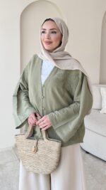 Meray Kimono-Yeşil - Görsel 4