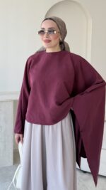 Disen Pelerin-Bordo - Görsel 4