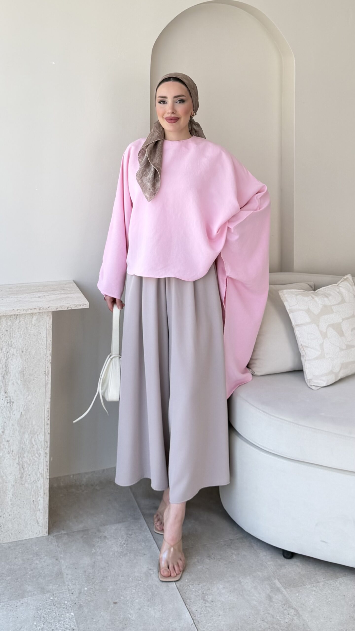1783519920_0_6a4e5ab0a89e7.jpeg Disen Pelerin-Pembe - Görsel 1